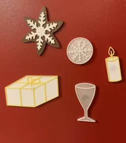 Christmas magnets