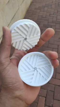 Compact Toothless Grinder with magnet
