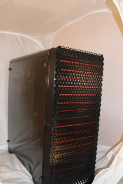 Computer case face
