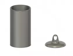 Cover with optional hook for broomstick  rod
