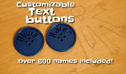 Customizable text buttons