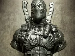 Deadpool Bust (Remastered Supportless Edition) (STL)