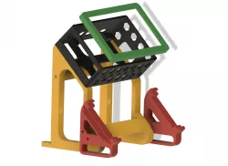 Displays holder HyperPixel 4.0 w RB + Prusa LCD ( Prusa i3 MK3s )