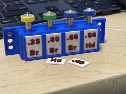 E3D Revo Nozzle Holder with Swappable ID Tiles - Universal Extrusion Mount