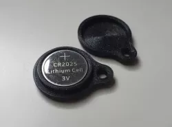 EDC Button Cell Holder Keychain