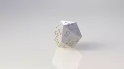 [EN] Balanced Die 20 / [FR] Dé 20 équilibré