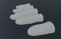 Flexible finger tips