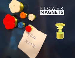 Flower Magnets