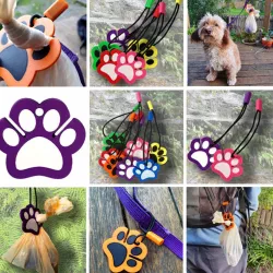 HANDS FREE DOG POOP BAG CARRY CLIP