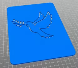 Holy Spirit dove card