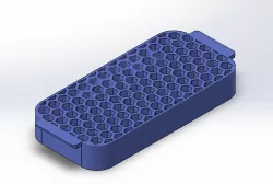 Honeycomb soap holder