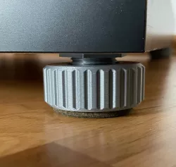 Ikea LACK enclusure level adjuster feet low profile