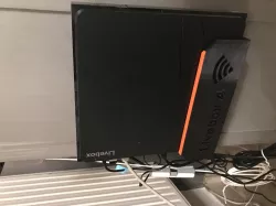 Internet access box wall support