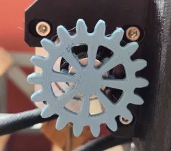 Involute Gear X-Axis Visualiser for MK3S
