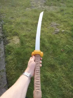 Katana Sword scaled up to 1m