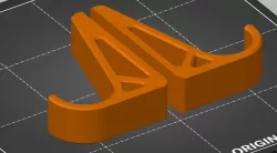 Keyboard Wall Mount Hooks (Command Strip)