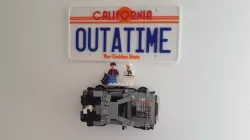Lego DeLorean Wall Mount