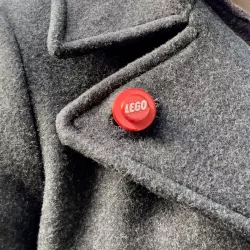 Lego Stud No-Sew Button