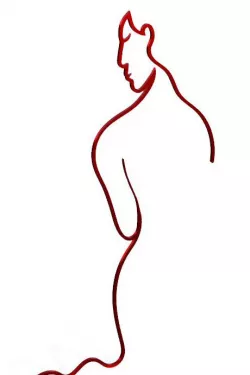 Line Art Girl