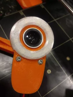 Logitech C270 Camera Mount for Prusa MK2/S and MK3, with wide angle lens support.