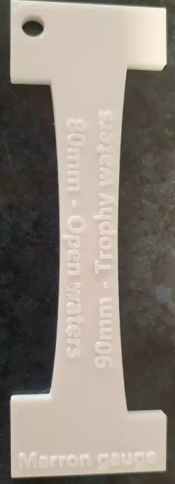 Marron gauge, 80mm and 90mm.