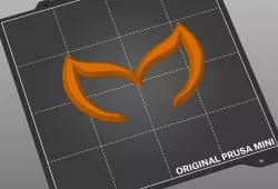Mazda Car Logo low poly
