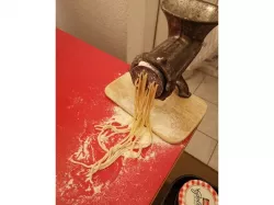 Meat grinder pasta extruder