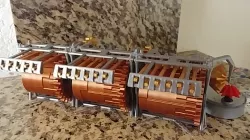 Mechanical Binary Clock