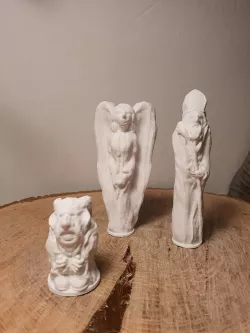 Mikuláš, čert a anděl