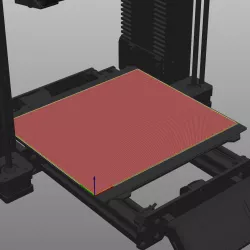 MK3 / MK2 / MK3S First Layer Calibration Test Surface whole bed 250x210