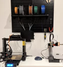 Multi-spool holder for Wall Control Peg board and Prusa MMU2s