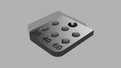 Multi Tool Holder E3D Nozzle Holder