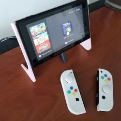 Nintendo Switch Joycon Rail Stand (and Attachment STP)