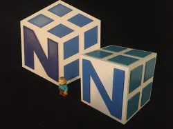 NumPy Logo (2D & 3D)