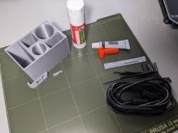 Organizational Tray for Original Prusa i3 MK3 (Two Versions)