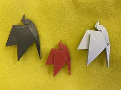 Origami brož