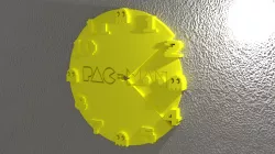 Pac man clock
