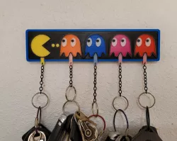 Pac Man Key Holder No MMU Required