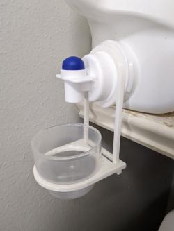 Laundry Detergent Cup Drainer Larger by SteveS42, Download free STL model