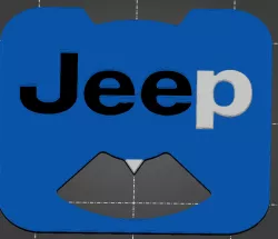 Parking disc/clock Jeep Logo