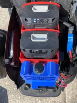 Peg-Perego tractor battery upgrade using Snow Joe iBAT40/iBAT40XRP V 2.1