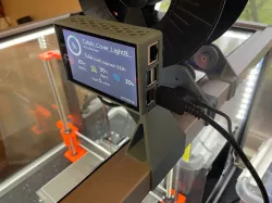 Pi4/Hyperpixel4 Mount for Hall Precision Single Cell Enclosure