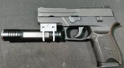 Picatinny/NATO Rail Flashlight Mount Customizable