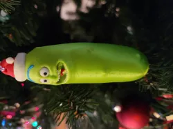 Pickle Rick Christmas Ornament - Multicolor Remix