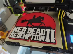Placa Red Dead Redemption 2 RDR2