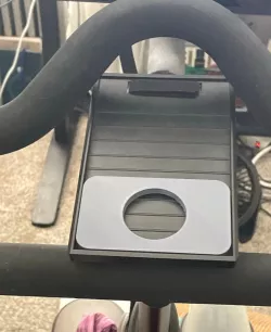 Popsocket holder for flat surface/Peloton bike tray