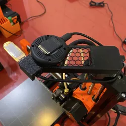 PRUSA MINI 3in1 XIAOMI YI CAMERA + LED LIGHT LAMP HOLDER  + Z-AXIS COVER