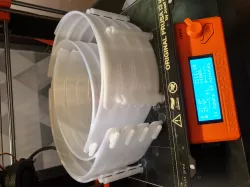 Prusa RC3 Low Material Face Shield Remix Stacked