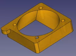 QIDI X-Max Hotend 30mm Fan Shroud