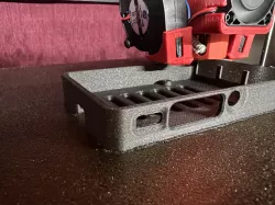 Raspberry Pi 4 Case with bigger HDMI Slot, Camera cable opening and additional raiser